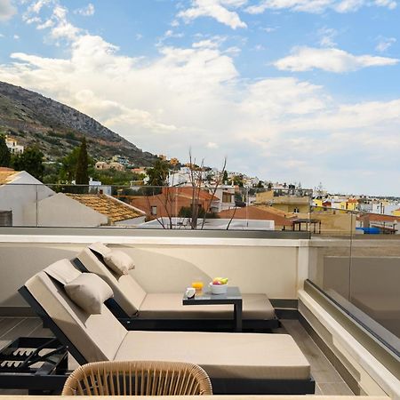 Villa Nicole - Private Pool & Rooftop Jacuzzi Hersonissos  Exterior foto